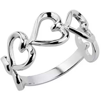 Серебряное кольцо Любовь