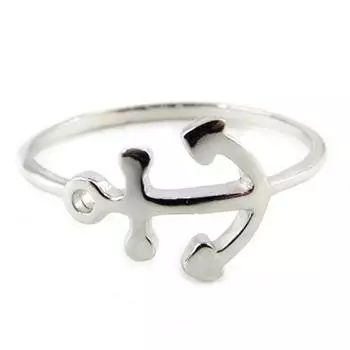 Серебряное кольцо Морской якорь