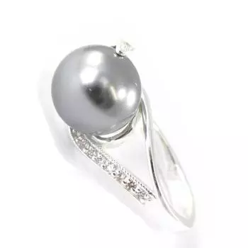 Серебряное кольцо Pearl Beauty серое