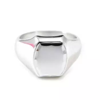 Серебряное кольцо-печатка Карл