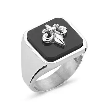 Серебряное кольцо ручной работы с голландским тюльпаном