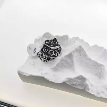 Серебряное кольцо S925, модное мужское кольцо, ювелирные изделия 6