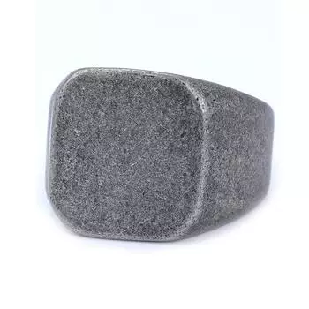 Серебряное кольцо S925, модный бренд для пожилых мужчин, нестандартная простая форма щита, полированное кольцо, простое 7