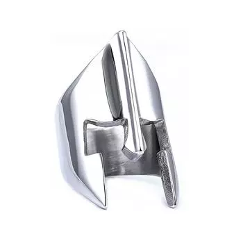 Серебряное кольцо S925 ретро кольцо спартанская маска кольцо ретро маска мужское кольцо 7