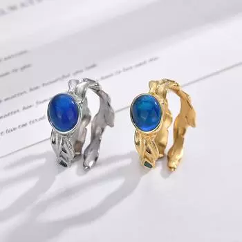 Серебряное кольцо S925, рождественское, переплетенное, переплетенное, листовое кольцо, креативное, персонализированное, с цветочной лозой, двухстороннее, открывающееся золотой