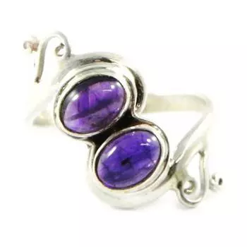 Серебряное кольцо с аметистом Heaven