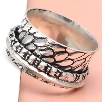 Серебряное кольцо-спиннер для женщин, четыре кольца-спиннера, серебряное ювелирное кольцо 10