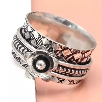 Серебряное кольцо-спиннер для женщин, четыре кольца-спиннера, серебряное ювелирное кольцо 10