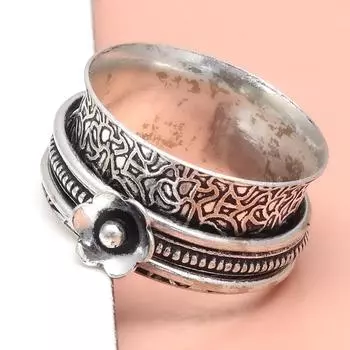 Серебряное кольцо-спиннер для женщин, четыре кольца-спиннера, серебряное ювелирное кольцо 10