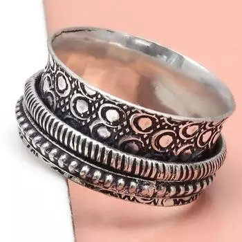 Серебряное кольцо-спиннер для женщин, четыре кольца-спиннера, серебряное ювелирное кольцо 10