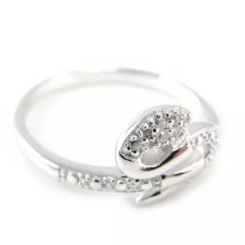 Серебряное кольцо Temptation