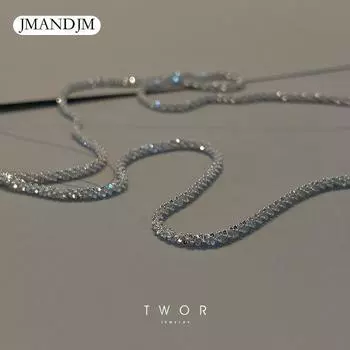 Серебряное колье-чокер 1