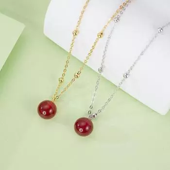 Серебряное ожерелье из натурального агата S925, женская маленькая нефритовая цепочка на ключицу, изысканные ювелирные изделия, мода 925 silver