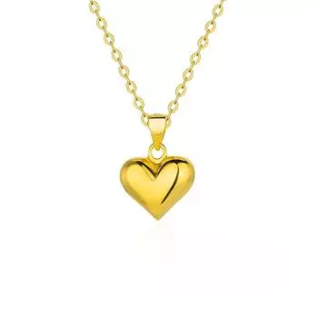 Серебряное ожерелье S925 Love, женская цепочка на шею в форме персикового сердца, премиальная трехмерная цепочка на свитер с сердечком, цепочка на ключицу 925 Silver