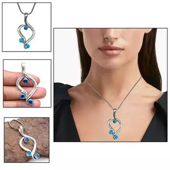 Серебряное ожерелье с гранатом и драгоценными камнями, лабрадоритом, ювелирные изделия ручной работы