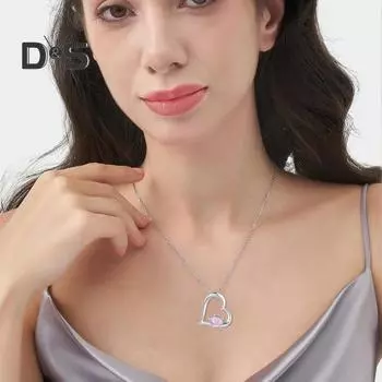 Серебряное ожерелье в форме сердца с черепахой для женщин, маленькая подвеска в виде черепахи, ожерелья с изображением океана, пляжные украшения, подарок для девочек зелёный