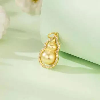 Серебряное ожерелье в форме тыквы S925, женская подвеска с 3D-индикатором времени и подвеской в виде полого ювелирного изделия 925 silver