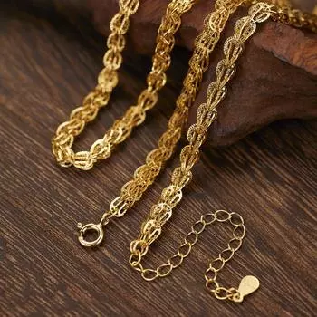 Серебряное сверкающее ожерелье в виде хвоста феникса S925, женская мода, посеребренная, простая ретро-цепочка на ключицу, серебряная мода 925 silver