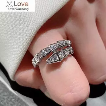 Серебряное женское классическое кольцо на палец светло-белого циркония, превосходное элегантное круглое кольцо для женщин и девушек, свадебные украшения Resizable