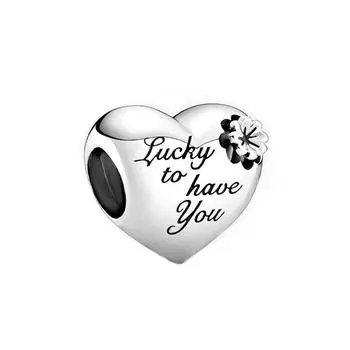 Серебряные 925 пробы серии Love Модные бусины своими руками Европейские и американские изысканные полые бусины