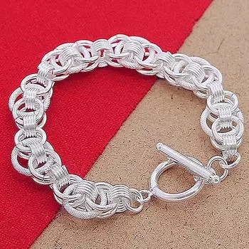 Серебряные браслеты с подвесками 925 пробы для женщин, серебряные украшения для вечеринок