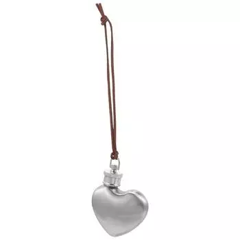 Серебряные фляги для отдыха на открытом воздухе, переносная фляжка для вина, маленькая фляжка в форме сердца, фляжка для вина из нержавеющей стали, бутылка для воды