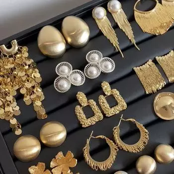 Серебряные игольчатые металлические геометрические серьги в форме сердца корейские простые серьги в холодном стиле универсальные серьги в стиле ниши