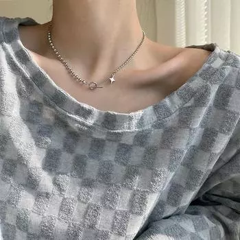 Серебряные ожерелья со звездами для женщин, дизайнерские элегантные колье с пряжкой OT, роскошные ювелирные изделия, подарки