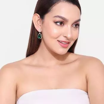 Серебряные полированные серьги, серебряные американские бриллиантовые украшения, серьги ручной работы, модные женские серьги M