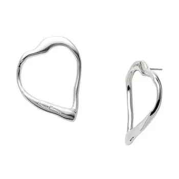 Серебряные серьги-сердечки [NOJESS] 3024211203101999 серебряный