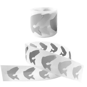Серебряные светоотражающие ленты 3x100 см, переводная виниловая пленка с узором акулы, Parches Ropa, наклейки на одежду, сделай сам, теплопередача, толстовки, патчи 3x100cm