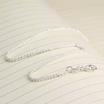 Серебряные украшения для ног, ювелирные изделия, блестящие пляжные ножные браслеты из пеньковой веревки, браслет для босиком, пляжные ножные браслеты, цепочки серебряный