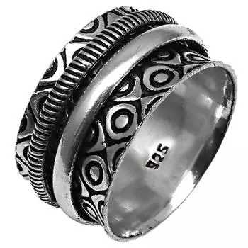 Серебряные украшения ручной работы без драгоценных камней 8.5