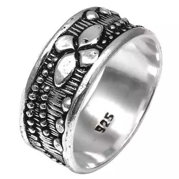 Серебряные украшения ручной работы без драгоценных камней 6.5