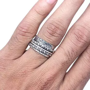 Серебряные украшения ручной работы без драгоценных камней 9