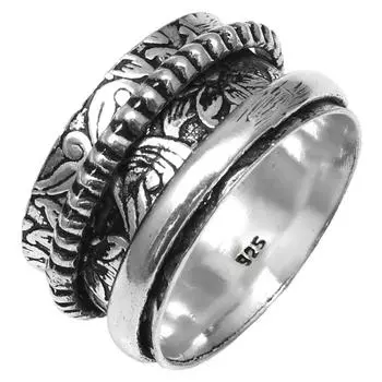 Серебряные украшения ручной работы без драгоценных камней 8