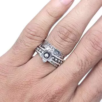 Серебряные украшения ручной работы без драгоценных камней 9