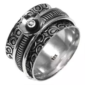 Серебряные украшения ручной работы без драгоценных камней 6.5