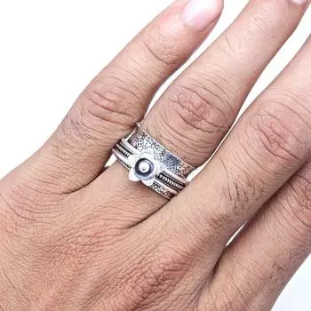 Серебряные украшения ручной работы без драгоценных камней 9