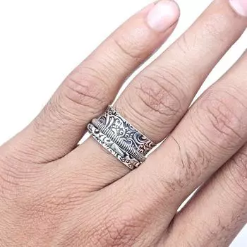 Серебряные украшения ручной работы без драгоценных камней 9