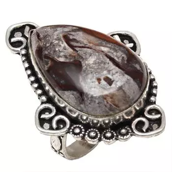 Серебряные украшения ручной работы из агата 8A