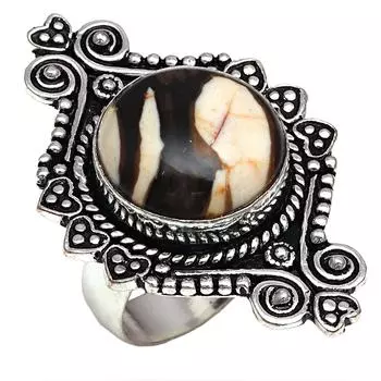 Серебряные украшения ручной работы из арахисового дерева и яшмы 9