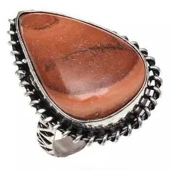 Серебряные украшения ручной работы из драгоценного камня Ларвикит Джаспер 7.5