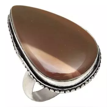 Серебряные украшения ручной работы из драгоценного камня Ларвикит Джаспер 7