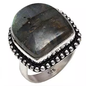 Серебряные украшения ручной работы из септарианской яшмы 8.5