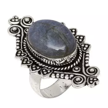 Серебряные украшения ручной работы с драгоценным камнем лабрадорит 8