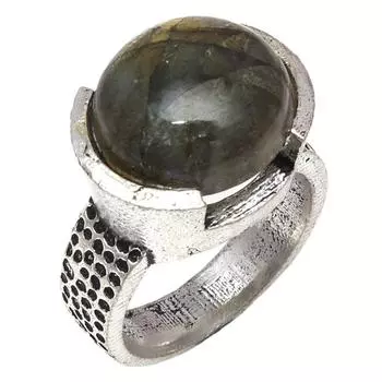 Серебряные украшения ручной работы с драгоценным камнем лабрадорит 7