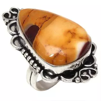 Серебряные украшения ручной работы с драгоценным камнем Wild Horse Jasper 6.5