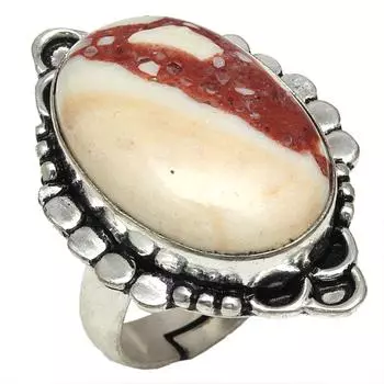 Серебряные украшения ручной работы с драгоценным камнем Wild Horse Jasper 7.5A