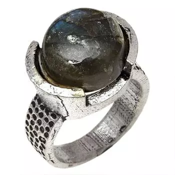 Серебряные украшения ручной работы с драгоценным камнем лабрадорит 7